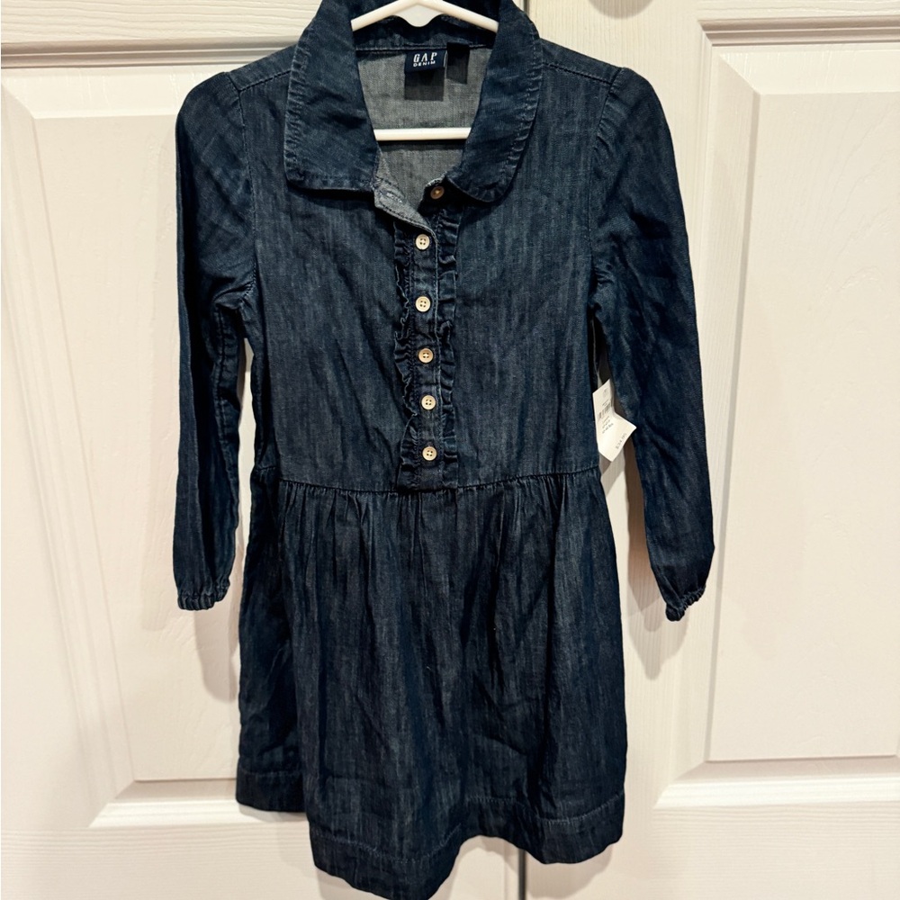 GAP Denim Button-Down Dress